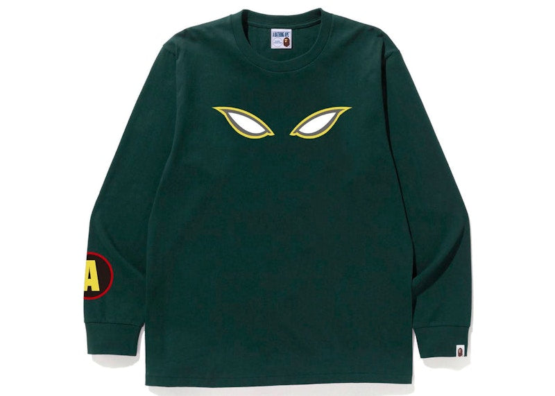 BAPE Shadow L/S Tee Green