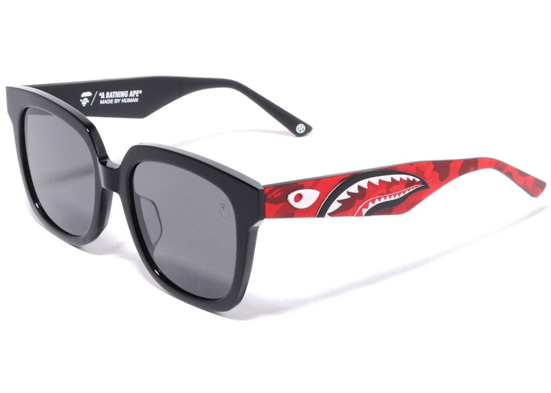 BAPE Shark 13 Sunglasses Red