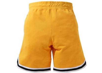 BAPE Shark Basketball Sweatshort Yellow