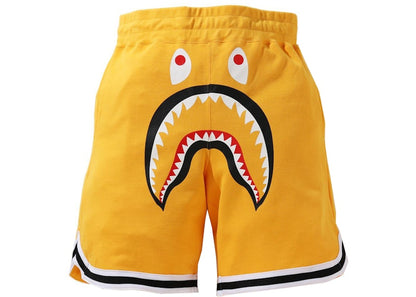 BAPE Shark Basketball Sweatshort Yellow