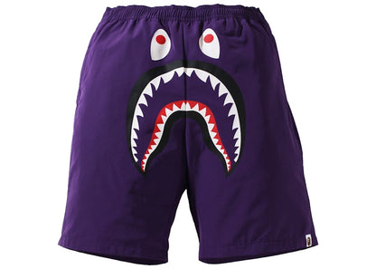 BAPE Shark Beach Shorts (SS21) Purple
