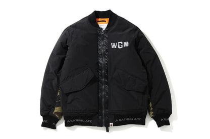 BAPE Shark Bomber Jacket Black