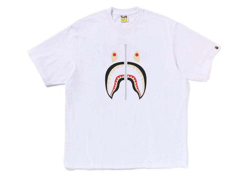 BAPE Shark China Tee White