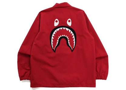 BAPE Shark Coach Jacket Red