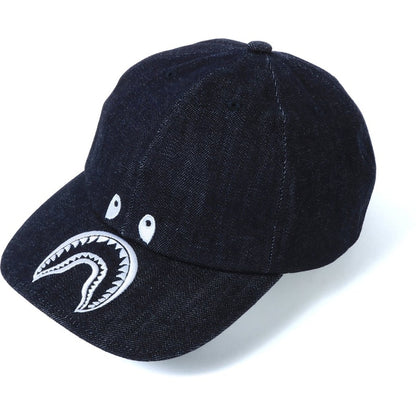 BAPE Shark Denim Panel Cap Indigo