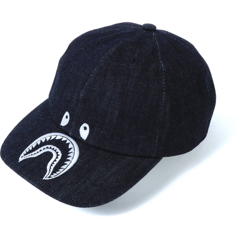 BAPE Shark Denim Panel Cap Indigo