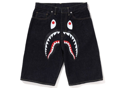 BAPE Shark Denim Shorts (SS23) Indigo