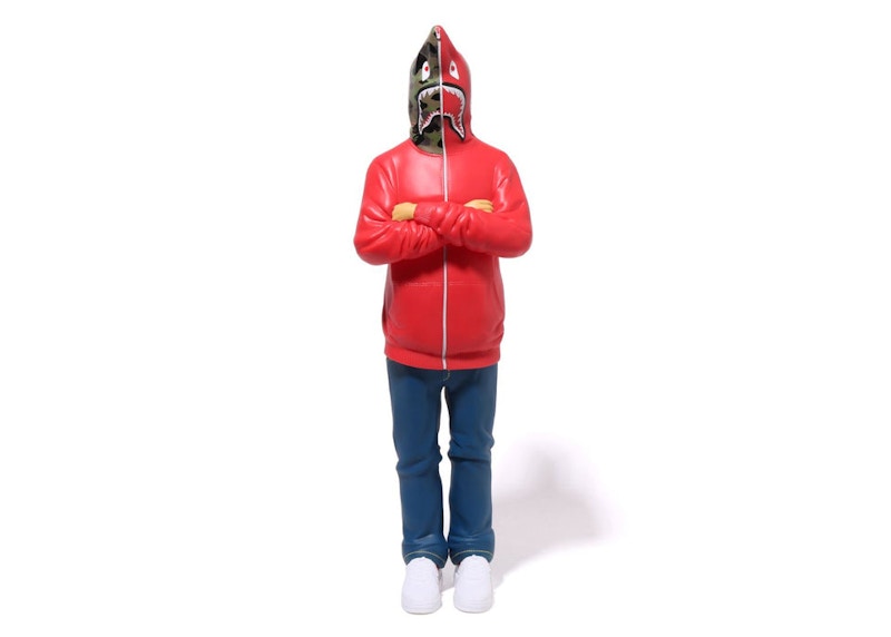 BAPE Shark Figure Red/Camo