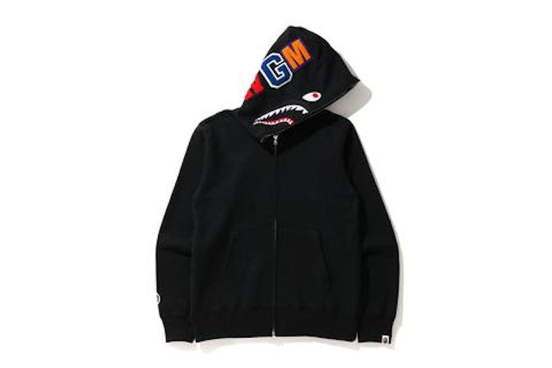 BAPE Shark Full Zip Hoodie (FW20) Black