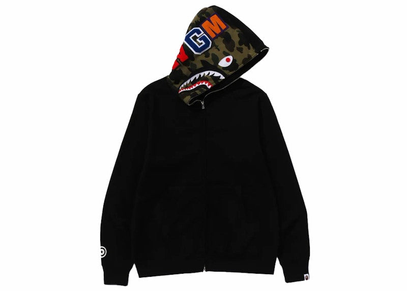 BAPE Shark Full-Zip Hoodie (FW23) Black