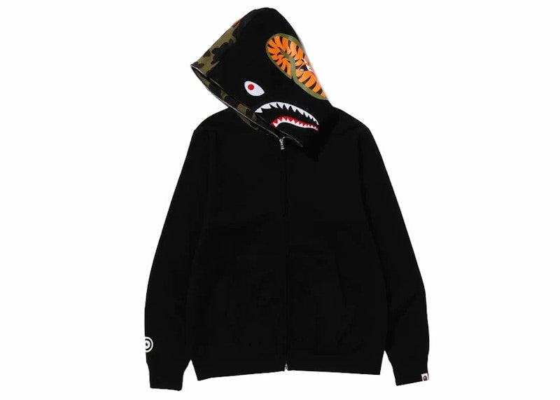 BAPE Shark Full-Zip Hoodie (FW23) Black