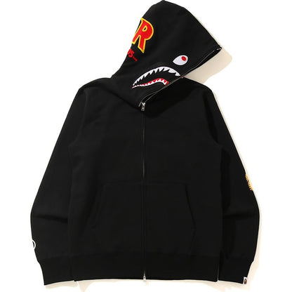 BAPE Shark Full Zip Hoodie (SS21) Black
