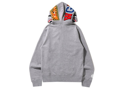 BAPE Shark Full Zip Hoodie (SS22) Gray