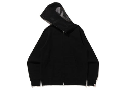 BAPE Shark Full Zip Hoodie Triple Black