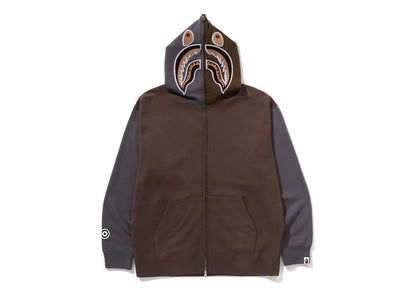 BAPE Shark Full Zip II Hoodie Beige