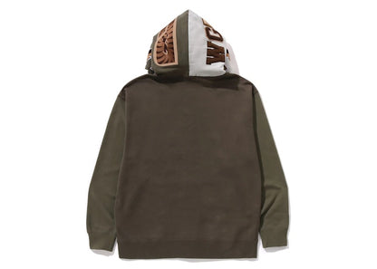 BAPE Shark Full Zip II Hoodie Olivedrab