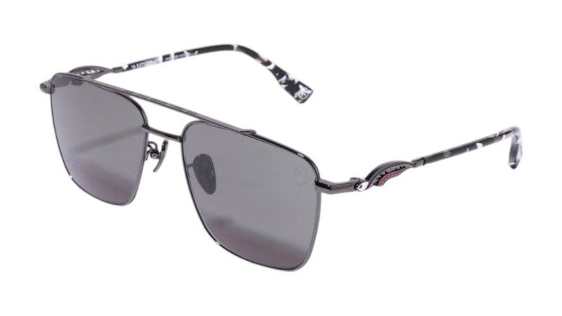 BAPE Shark II Sunglasses Silver