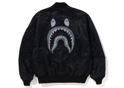 BAPE Shark Loose Fit MA-1 Jacket (SS23) Black