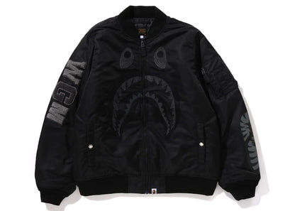 BAPE Shark MA-1 Jacket Black