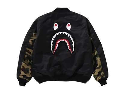 BAPE Shark MA-1 Jacket (SS25) Black