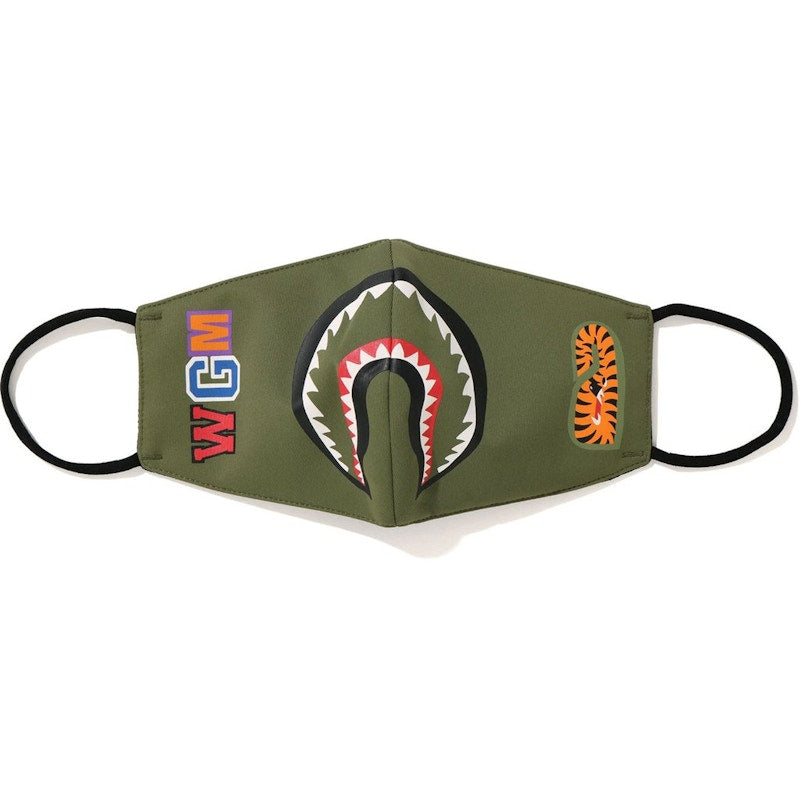 BAPE Shark Mask Green Multi