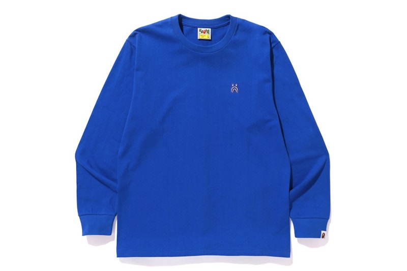 BAPE Shark One Point L/S Tee Blue