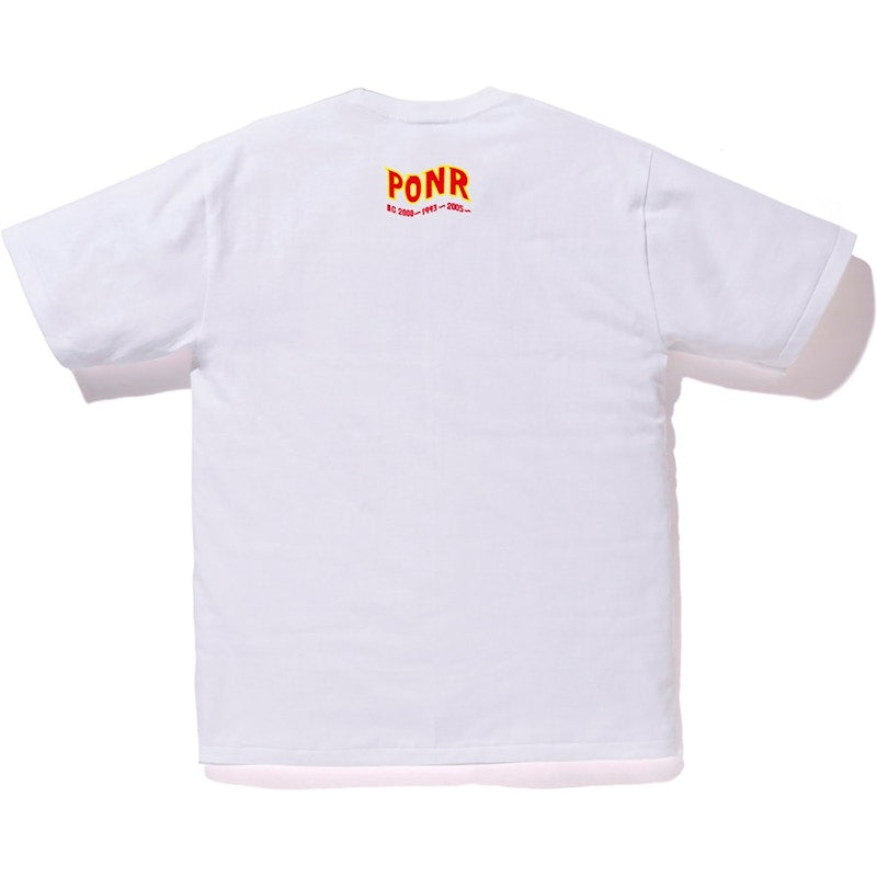 BAPE Shark One Point PONR Tee White