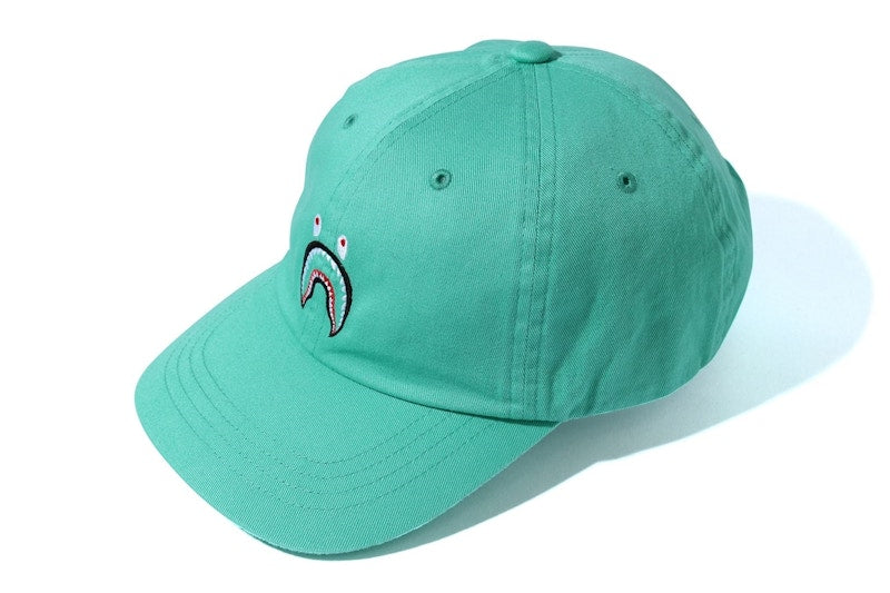 BAPE Shark Panel Cap Green