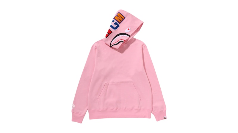 BAPE Shark Pullover Hoodie Pink