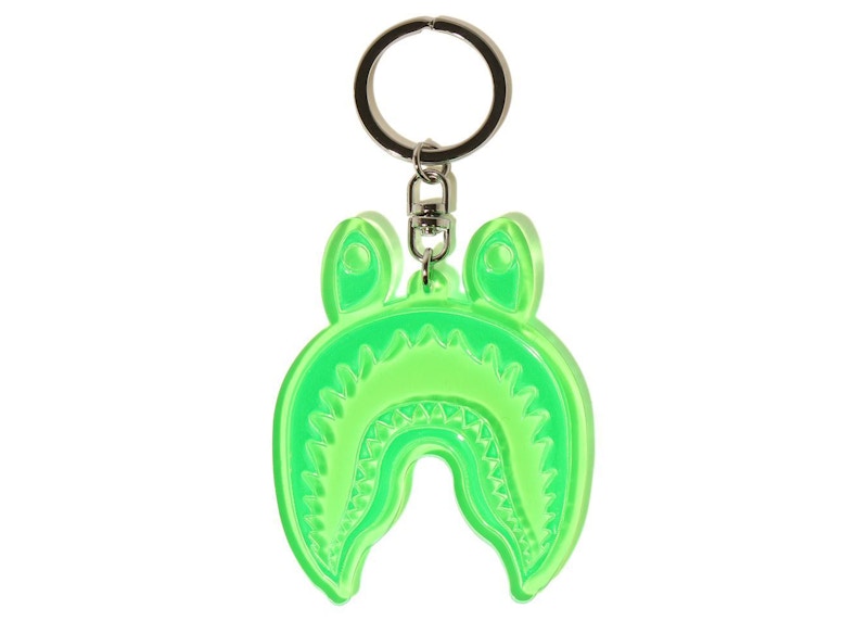 BAPE Shark Reflective Keychain Green