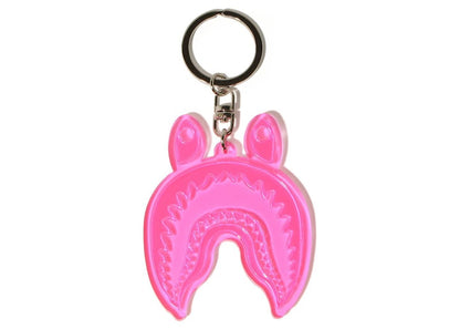 BAPE Shark Reflective Keychain Pink