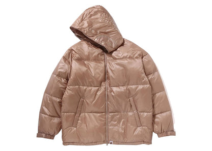 BAPE Shark Relaxed Fit Down Jacket Beige