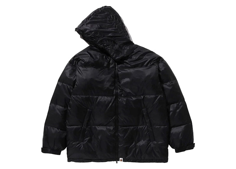 BAPE Shark Relaxed Fit Down Jacket Black