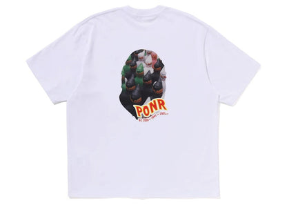 BAPE Shark Seijin Photo Print Relaxed Fit Tee White