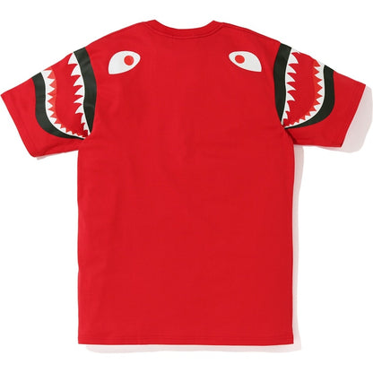 BAPE Shark Shoulder Tee Red