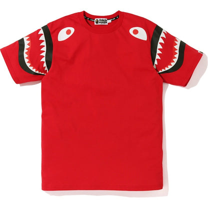 BAPE Shark Shoulder Tee Red