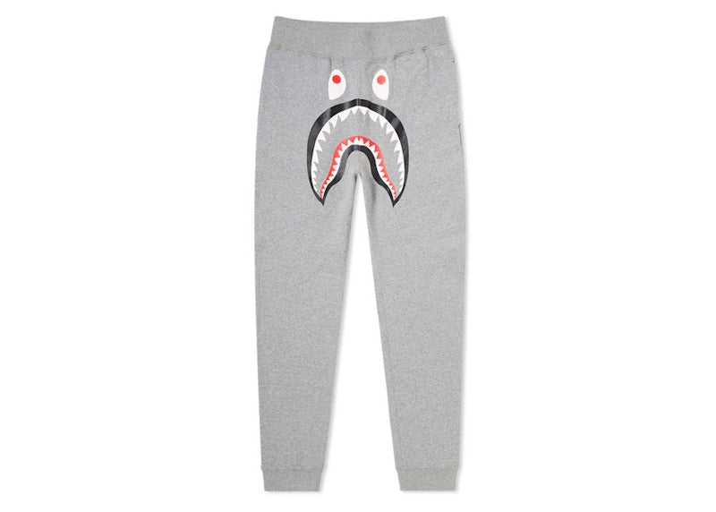 BAPE Shark Slim Sweatpants Grey/Blue