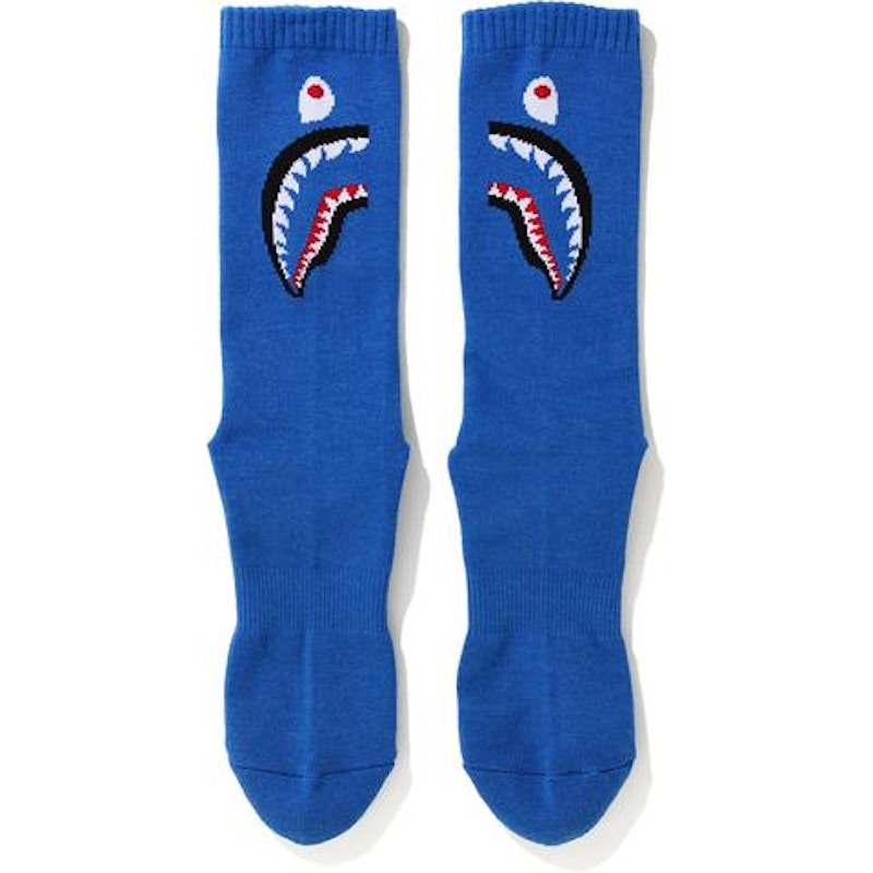 BAPE Shark Socks (FW20) Blue