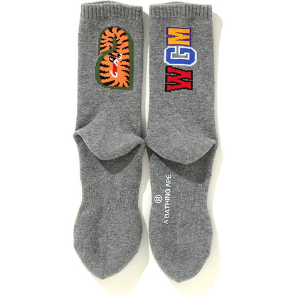 BAPE Shark Socks Grey