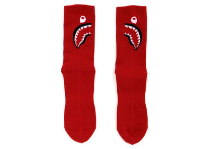 BAPE Shark Socks (FW21) Red