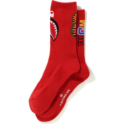 BAPE Shark Socks Red