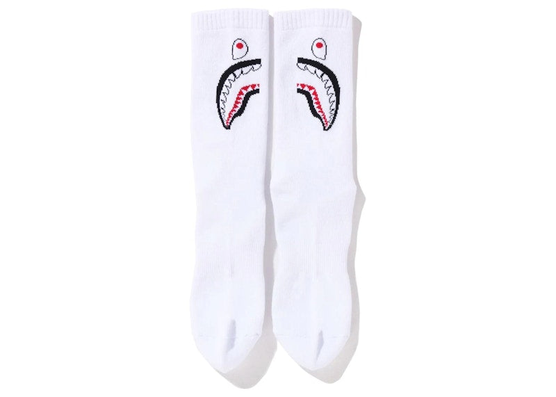 BAPE Shark Socks White
