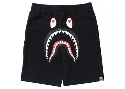 BAPE Shark Sweat Shorts Black