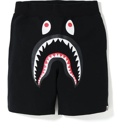 BAPE Shark Sweat Shorts Black/Purple