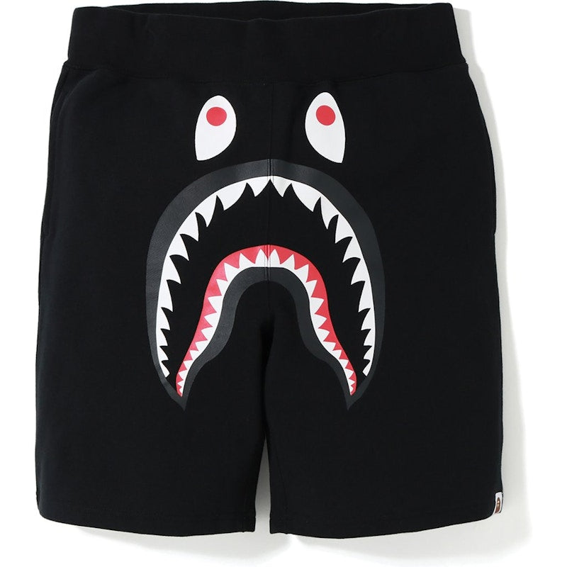 BAPE Shark Sweat Shorts Black/Purple