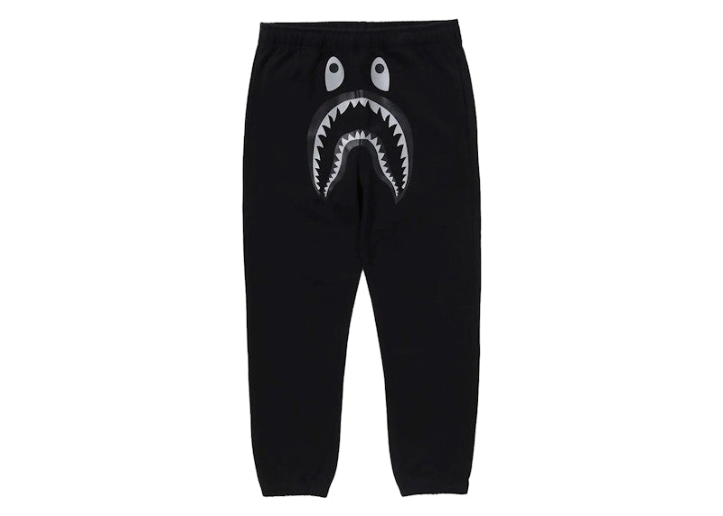 BAPE Shark Sweatpants Black