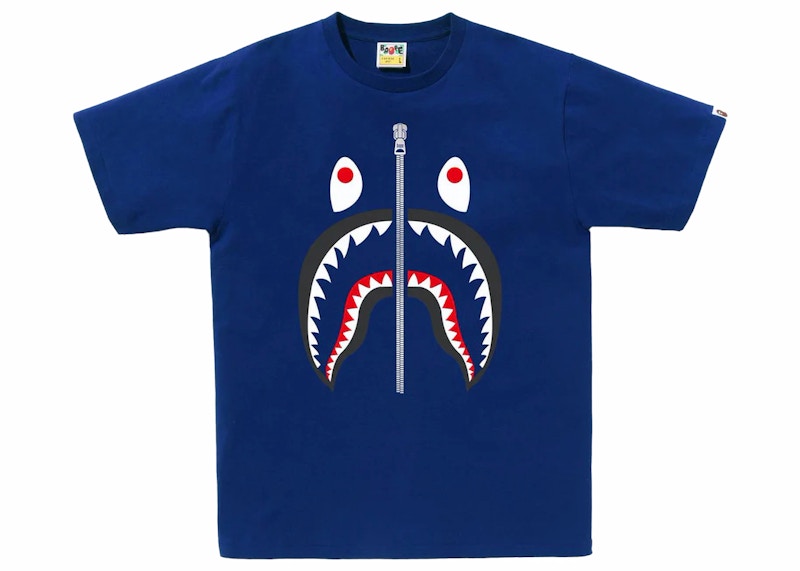 BAPE Shark Tee Dark Blue