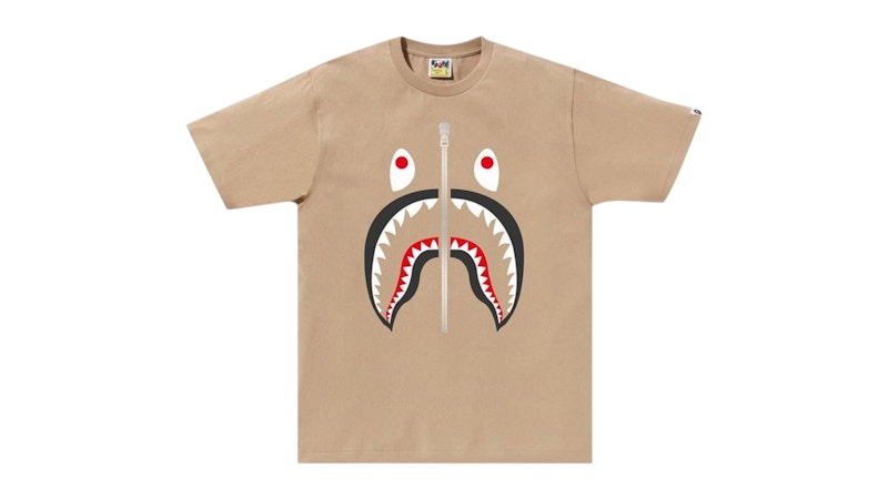 BAPE Shark Tee (FW25) Beige