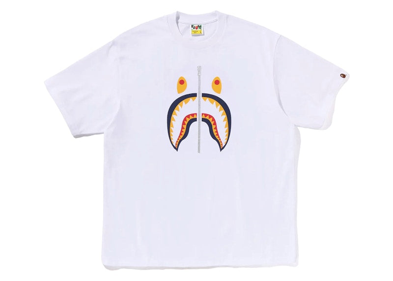 BAPE Shark USA Tee White