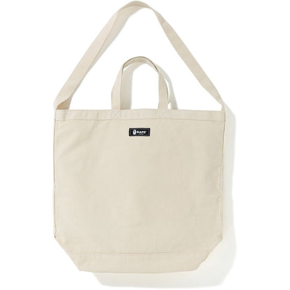 BAPE Shoulder Tote Bag Ivory
